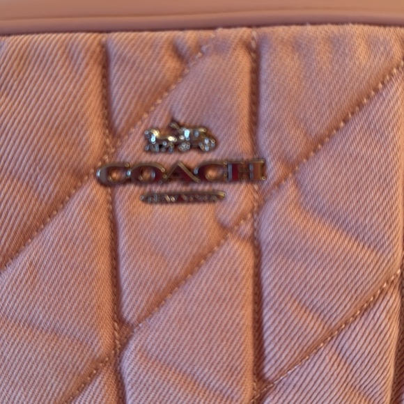 🌸Coach NWT Pink Denim Mini Jamie Camera Bag / crossbody strap & silver hardware - Picture 10 of 10